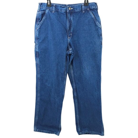 Carhartt Loose Original Fit Utility Jeans Mens 36 x 30 Dungarees B13 - DST - Picture 1 of 15